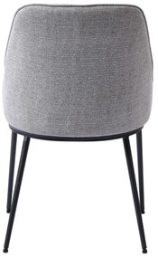 Сиви трапезни столове в комплект от 2 броя Meridian - Unique Furniture