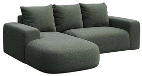 Зелен ъглов диван (ляв ъгъл) Feiro - MESONICA