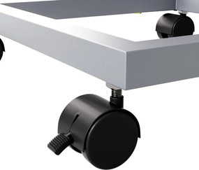 Странична масичка с WPC плоскост - 65,5 x 50 x 40 cm Сив