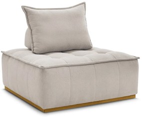 Бежово шенилово кресло Elisa – Bobochic Paris