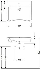 Умивалник Serel Senior