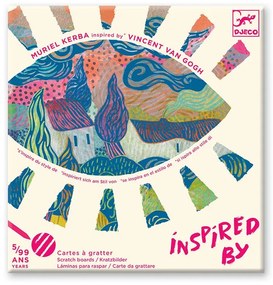 Djeco - Комплект за рисуване Вдъхнови се Vincent Van Gogh DJ09378