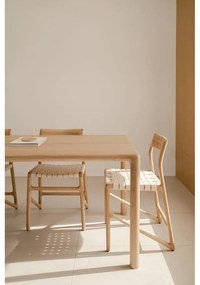 Трапезна маса от масивен дъб 90x200 cm Derven – Gazzda