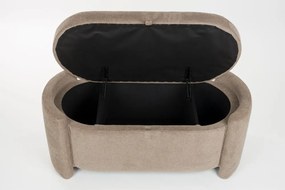 Светлокафява пейка Miro – White Label