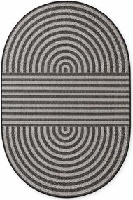 Черен/кремав килим за открито и закрито 160x230 cm Haringey Woodfield – Ted Baker