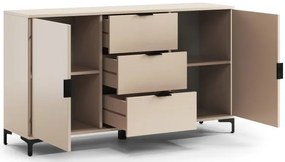 Скрин ЛАНА K-150S Бежов (Шампанско) - СТОЯЩ ШКАФ С 2 ВРАТИ С ЧЕКМЕДЖЕТА