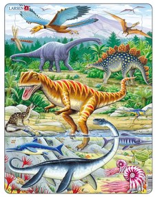 Larsen - Пъзел: Животни – "Динозаври" – 35 части, голям