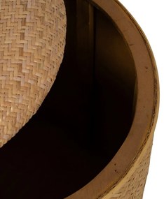 Плетена табуретка в естествен цвят Rattan – Ixia