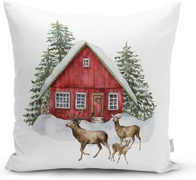 Текстилна калъфка за възглавница с коледен мотив 43x43 cm - Mila Home