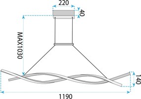 Лампа LED LHJ020-CP BLACK