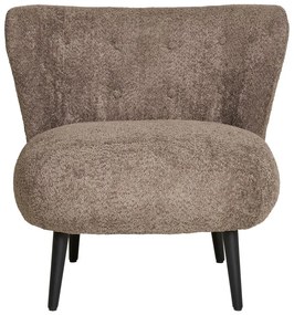 Кафяво кресло от букле Covelo – House Nordic