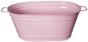 Feronya - Метално овално сандъче розово голямо 8624-2
