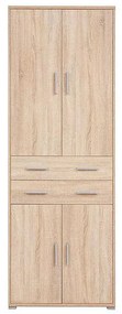 Шкаф Office Line REG 4D2S/220 - дъб сонома