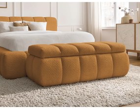 Пейка от букле в цвят жълта охра – Bobochic Paris