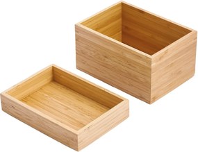 Бамбуков органайзер за козметика в естествен цвят Isalys – MSV