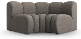 Тъмносив шенилов модул за диван (променлив) Lupine – Micadoni