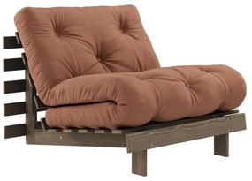 Фотьойл в оранжево-меден цвят Roots - Karup Design