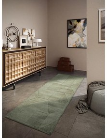 Зелена ръчно изработена вълнена пътека 80x250 cm Ursule – Villeroy&amp;Boch