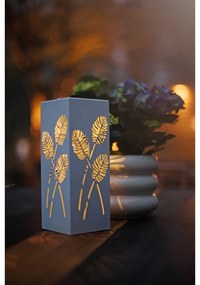 Бяла метална слънчева LED светлина декорация Albaleaf - Star Trading