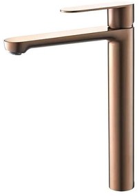 Стоящ смесител за умивалник Верона ICF 111321 BRUSH ROSE GOLD, неръждаема стомана, розово злато, 30.4x21.6см