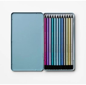 Цветни моливи в комплект Metallic – Printworks