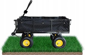 Практична градинска количка 2в1 в черно