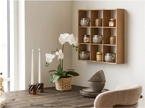 На няколко нива стенен рафт от масивен бор в естествен цвят 46 cm Moss – House Nordic