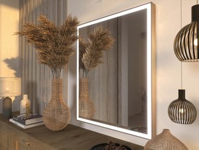 LED огледало в рамка за баня M1
