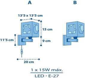 Аплик за стена Ango Estrella-Mple