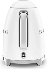 Електрическа кана SMEG KLF03WHMEU, 2400 W, 1.7 л, 360° основа, Матово покритие, Бял