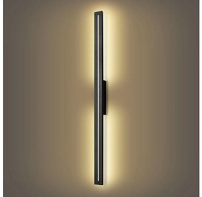 Brilagi - LED външно стенно осветително тяло LINEO LED/24W/230V 3000K IP65 черно