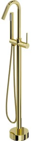 Mexen Gaja свободностоящ смесител за вана, златен - 75333-50