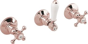 Розова вградена душ батерия (2 изхода) Antea – Sapho