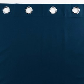 Тъмносиня затъмняваща завеса от микрофибър 140x260 cm Obscure – douceur d'intérieur