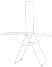 Сушилник за дрехи Brabantia Hangon 1004170, 25 м, 8 закачалки, Заключване за деца, Допълнителен прът, Бял