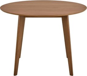 РОКСИ Натурален Орех - ДЪРВЕНА КРЪГЛА МАСА РЕТРО ЗА КУХНЯ/ ТРАПЕЗАПИЯ