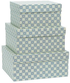 Подаръчни кутии в комплект от 3 броя Quadrilobe - Kartos