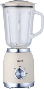 Блендер Voltz OV51162G, 600W, 1.5 л, 2 скорости + Pulse, Стъклена кана, Крем