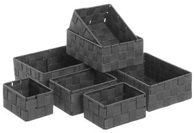 Текстилни кошници за баня в комплект от 7 броя - Casa Selección