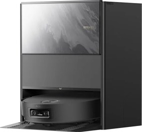 Прахосмукачка робот Dreame Aqua 10 Ultra Track Complete RLR81CE-1-BL, 25000 Pa, 200 мин, 3.5/4 л, VersaLift DToF+OmniSight, AI камери, Гласово управление, Автоматизация, Черен