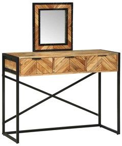 Sonata H Тоалетна маса с огледало 100x40x120 см от масивна акация