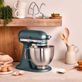 Планетарен миксер KitchenAid Artisan Elegance 5KSM175PSEJP, 300 W, 4.8 л, Direct drive, 10 скорости, Тъмнозелен
