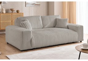 Светлосив диван от рипсено кадифе 178 cm Justin – Ropez