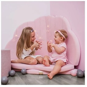 Детско килимче за игра в цвят слонова кост 160x160 cm – Meowbaby