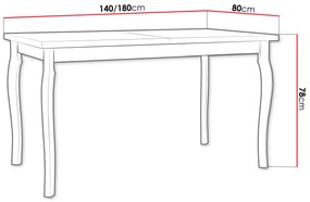 Разтегателна маса Albe-Leuko-Mauro