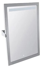 Огледало 40x60 см неръждаема стомана/сребристо