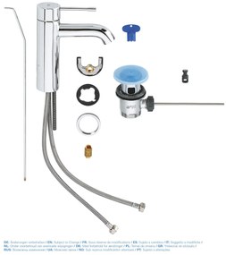 Кран за мивка Grohe Essence New Cosmopolitan Small 10.2 см-Nikel Гланцово