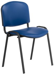 Посетителски стол Carmen 1131 LUX -  тъмносин