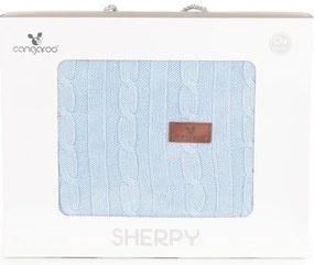 CANGAROO Одеяло с шерпа 75/100 см. SHERPY СИНЬО