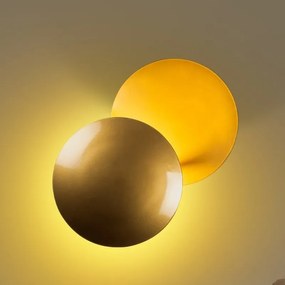 Метално осветление Mimoza Led в златист цвят 25x16x25см.